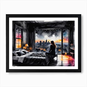 Dark City Art Print