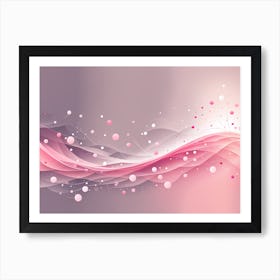 Abstract Pink VECTOR ART Art Print