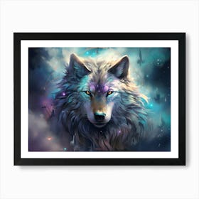 Star Wolf Art Print