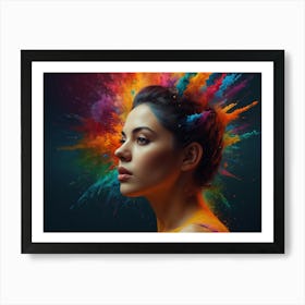 Portrait Of A Young Woman 1 Art Print