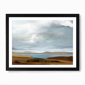 Lake View Art Print