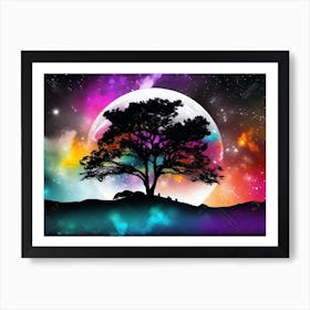 Tree In The Sky 12 Art Print