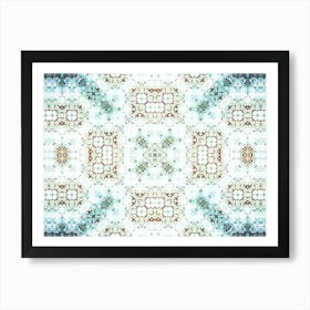 Snow White Pattern And Texture 1 Art Print