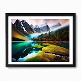 Mountain Lake 5 Art Print