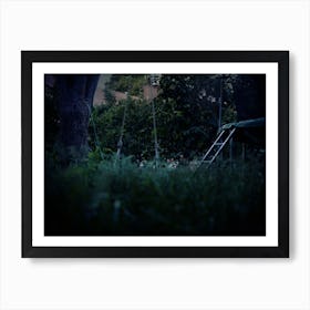 Darkness Swings In The Dark Art Print