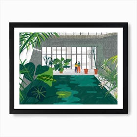 Conservatory Pals Art Print