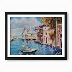 Grand Canal In Venice Art Print