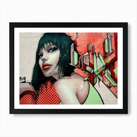 Graffiti Wall Art Art Print