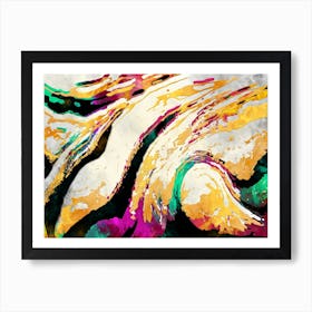 Ad Colorful Abstraction Art Illustration In A Painting Style 08 Art Print