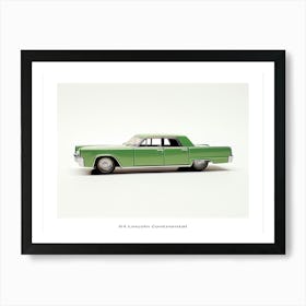 Toy Car 64 Lincoln Continental Green Poster Art Print