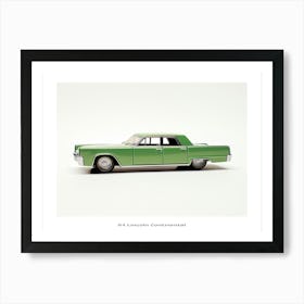 Toy Car 64 Lincoln Continental Green Poster Affiche