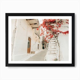 Little Street In Greece Art Print