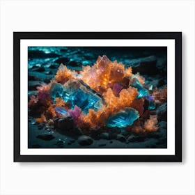 Crystals In The Dark 1 Art Print