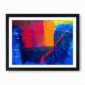 Acrylic Extruded Painting 152 Art Print