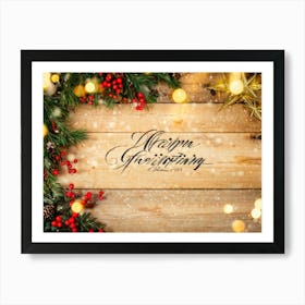 Christmas Greetings Art Print