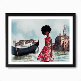 Deep In The Water Art Print