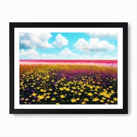 Field Of Flowers Art Print