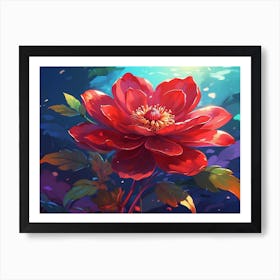 Peony Flower Art Print