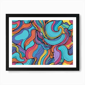 Abstract Swirls 8 Art Print