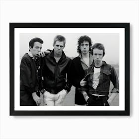 English Punk Rock Group The Clash, New York, 1978 Art Print