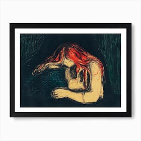 The Vampire II, Edvard Munch Art Print