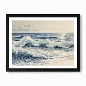 Ocean Waves 2 Art Print