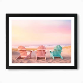 California Dreaming - Relaxing Beach Art Print