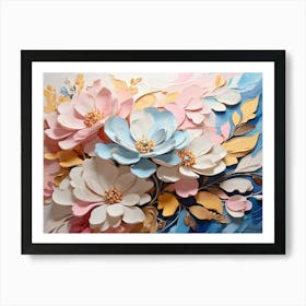 Paper Flowers 5 Art Print