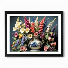 Vase Of Flowers Art Print