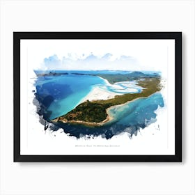 Whitehaven Beach, The Whitsundays, Queensland Art Print