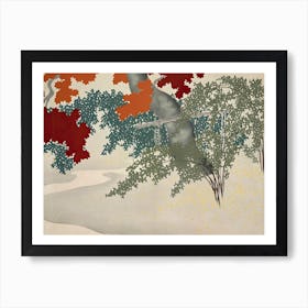 Maple From Momoyogusa –Flowers Of A Hundred Generations, Kamisaka Sekka Art Print