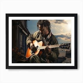 Acoustic Guitar 5 Art Print