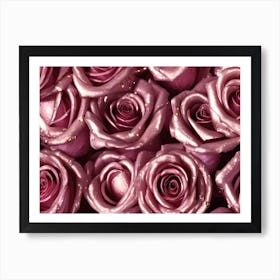 Purple Roses Art Print