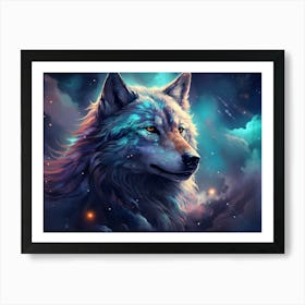 Wolf In The Sky Art Print