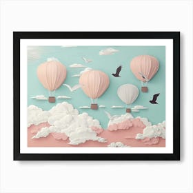 Hot Air Balloons In The Sky 1 Poster