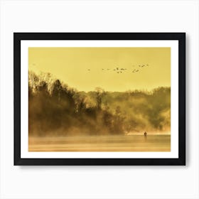 Paddling Into Fall Art Print