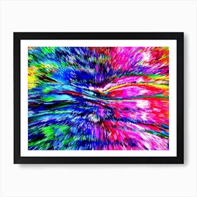 Acrylic Extruded Painting 329 Art Print