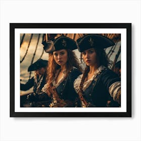 Pirate women 4 Art Print