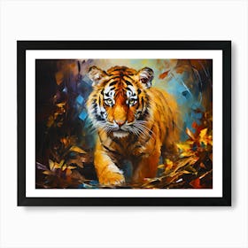 Striped Serenity Art Print