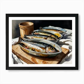 Mackerel Art Print