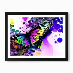 Colorful Butterfly 20 Art Print