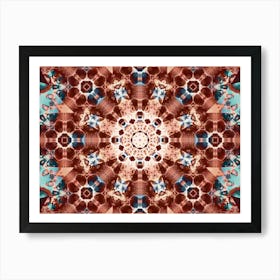 Solar Mandala Pattern And Texture 1 Art Print