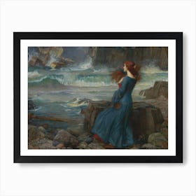 Miranda The Tempest, John William Waterhouse Art Print