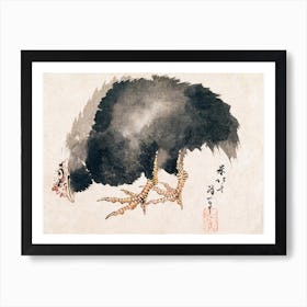 Cock (19th Century) Vintage Painting, Katsushika Hokusai Art Print