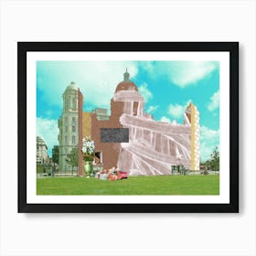 The Abstract House Dream Oder Sowas · Dotpool Art Print