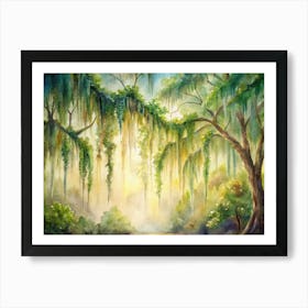 Mossy Swamp Art Print