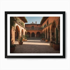 Hacienda Mexico  Art Print