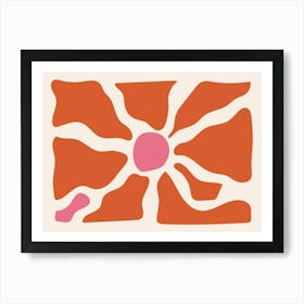 Orange Flower Art Print