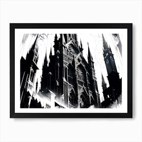 Gothic Cathedral Art Print