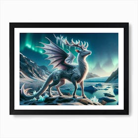 Dragodeer Dragon Deer 1 Art Print